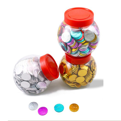 Color Coin Chewing Gum